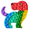 Игрушка антистресс Pop It Радужная собачка