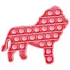 Игрушка антистресс Pop It Светло-розовый Лев