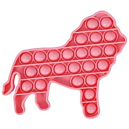 Игрушка антистресс Pop It Светло-розовый Лев