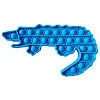 Игрушка антистресс Pop It Синий Крокодил
