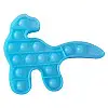 Игрушка антистресс Pop It Люминесцентный Голубой Динозавр