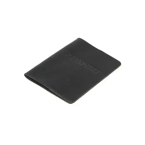 Обложка на паспорт DNK Leather Паспорт-H col.K 15,5х9,8 см Темно-синяя