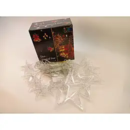 Гирлянда Xmas 120L Сосульки Звезды Ширина 3М Тёплый Белый Свет 165-Cl48Ww