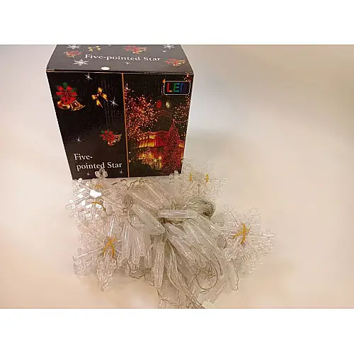 Гирлянда Xmas 152L Арка Форма Снежинка Сосульки Тёплый Белый Свет Ширина 3M 165-Cl11W