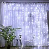 Гирлянда Xmas 320 Led Ламп Штора Водопад Холодный Белый 3Mх3M 165-Cl174W
