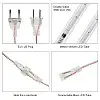 Светодиодная гирлянда "Тающие сосульки" для новогоднего декора Xmas Sticks 8Led палочек по 50см свет ламп-Теплый белый от сети 220В