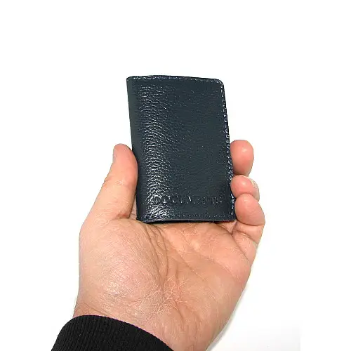 Обложка для автодокументов DNK Leather DNK mini doc file F col.K Синий