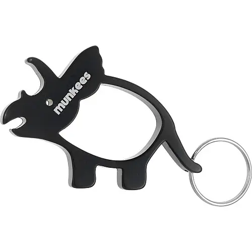 Брелок-открывашка Munkees 3474 Triceratops Black (1012-3474-BK)
