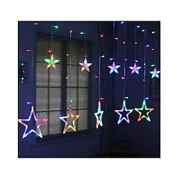 Гирлянда - звезды j-hell Five-pointed star 3 м Разноцветный