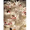 Гирлянда "Дед Мороз" Xmas WW-1 Copper Curtain Ball Lamp 3 х 1.5 м Теплый белый