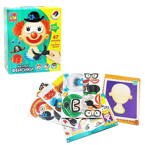 Настольная магнитная игра Vladi Toys Фейсики VT3702-15