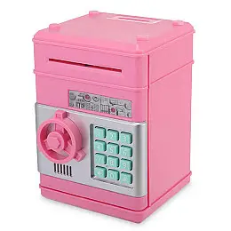 Копилка-сейф Maxland MK 4523-4 з кодом Рожевий