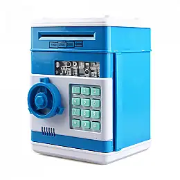 Копилка-сейф Maxland MK 4523-4 з кодом Синій