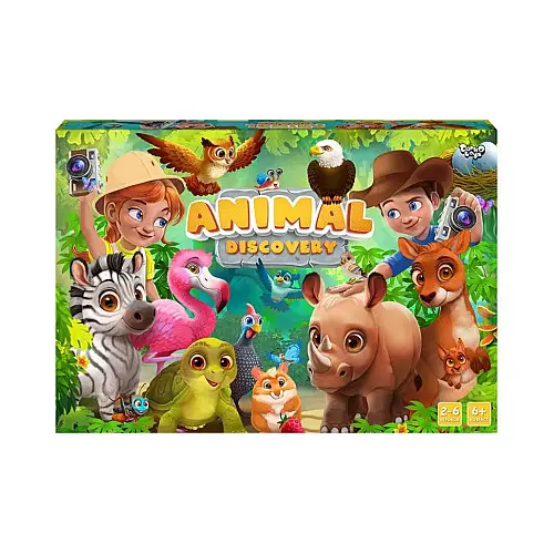 Настільна гра Danko Toys Animal Discovery G-AD-01-01U укр