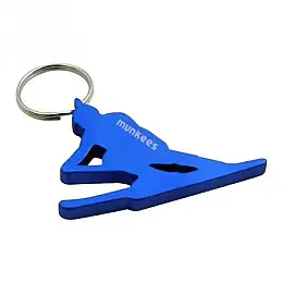 Брелок-открывашка Munkees 3496 Skier Blue (1012-3496-BL)