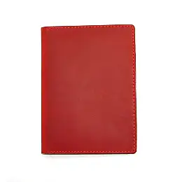 Обложка для документов DNK Leather Doc-01 col.H красный