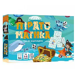 Настольная обучающая игра на вычитание "Пиратоматика" УМНЯШКА 2088-UM укр
