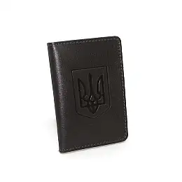 Обкладинка для документів (ID паспорт) DNK Leather mini doc R-Gerb col.F коричнева