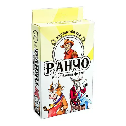 Карточна розважальна гра Stateg "Ранчо" 30220 Укр