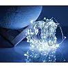 Гирлянда-нить светодиодная на батарейках Adecor 10 м 100 Led Белый (218-21526972)