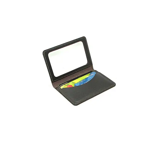 Міні обкладинка для документів ID паспорт DNK Leather mini вікно R col.F коричнева