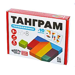 Деревянная головоломка "Танграм 8" Igroteco 900446 8 элементов