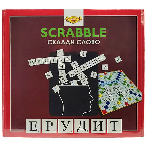 Настольная игра "Сложи слово. Эрудит. SCRABBLE" Мастер MKB0147