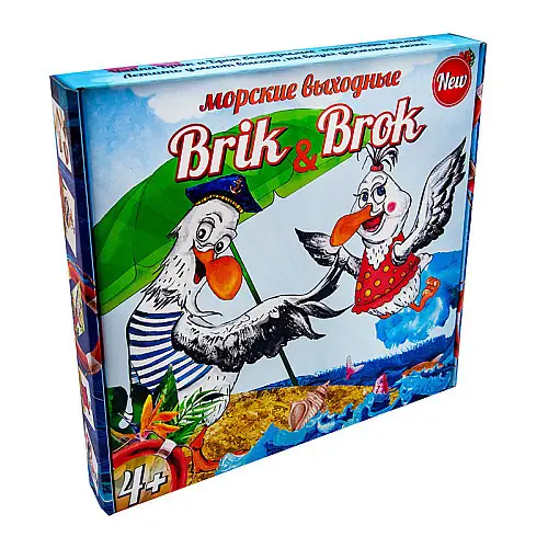Настольная игра "Морские выходные Brik and Brok" Strateg 30202 рус