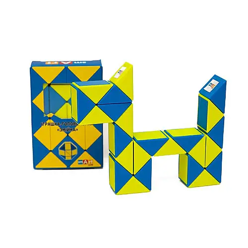 Головоломка "Змійка синьо-жовта" Smart Cube SCU024
