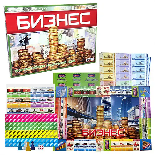 Настільна гра "Бізнес" Strateg 362ST рус.