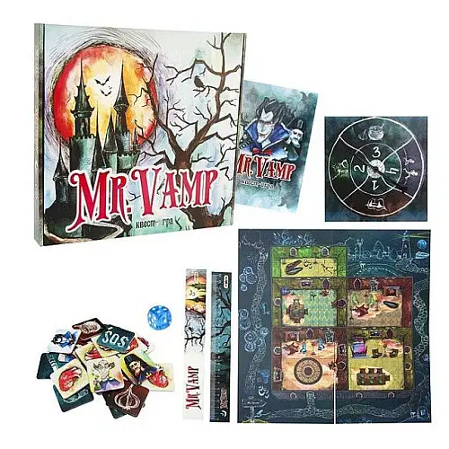 Настольная игра-квест "Mr. Vamp" Strateg 32060 укр