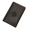 Обкладинка для паспорта з натуральної шкіри Compass Коричнева (as150201-2)