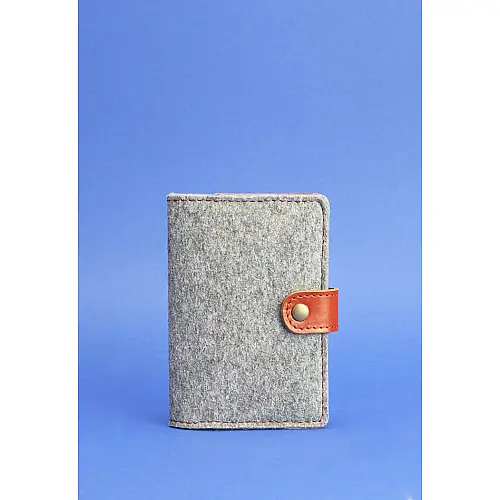 Обкладинка для паспорта BlankNote 3.0 Сірий (BN-OP-3-felt-k)