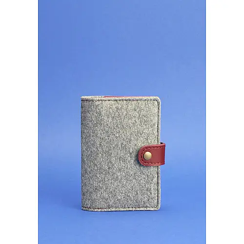 Обкладинка для паспорта BlankNote 3.0 Сірий (BN-OP-3-felt-vin)