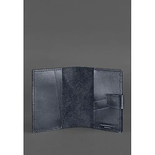 Обкладинка для паспорта BlankNote 4.0 Темно-синій (BN-OP-4-navy-blue)