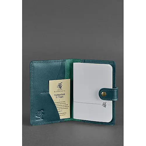 Обкладинка для паспорта BlankNote 3.0 Зелений (BN-OP-3-malachite)