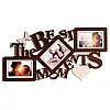 Фоторамка коллаж Декор Карпаты The Best Moments 64х33 см Коричневый (H3-066A)