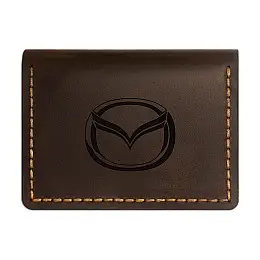 Кожаная обложка для автодокументов Anchor Stuff Mazda Коричневый (as150402-6)