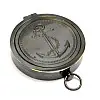 Компас бронзовый с крышкой None " Brass Flat Compass" диаметр 8 см (DN29259)