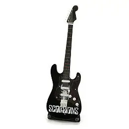 Гитара Scorpions миниатюра дерево GUITAR SCORPIONS BLACK 24 см (DN29904)