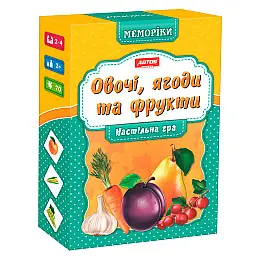 Игра Меморики Овощи фрукты и ягоды Artos games (20659)