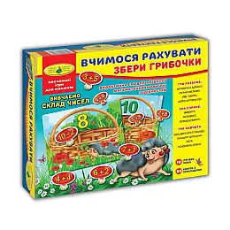 Игра Учимся считать Собери грибочки MiC (82630)