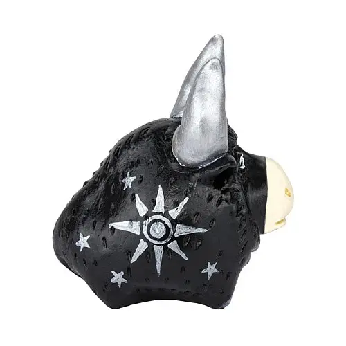 Фигурка гипсовая Netsuke Бычок 5,5x5,7x4 Черный (25512)