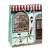 Сумочка Бумажная Бутик Boutique Maison de Vin Grand Monde 26х21х10 см Бирюзовый (19371)