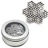 Неокуб Цветочек 252 шарика серебристый MiC (А12200)