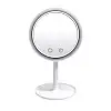 Настольное косметическое зеркало с подсветкой и вентилятором Beauty Breeze Mirror Белое (Mirror01M)