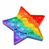 Игрушка антистресс Pop It бесконечная пупырка Радужная звезда (hub_06e5ng)