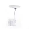 Зеркало UKC с LED подсветкой и органайзером XH-086 круглое White (kz195-hbr)
