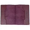 Кожаная обложка на паспорт GRANDE PELLE 11482 Бордовый