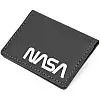 Кожаная обложка для автодокументов с логотипом NASA GRANDE PELLE 11490 Черный